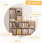 NELYE 8 Cube Organizer Bookcase - Image 4