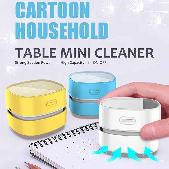 ODISTAR Desktop Vacuum Cleaner, Mini Table dust Sweeper Energy Saving, High - Image 4