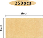 STARLIBOO Kraft Paper Rectangle Removable Moving Labels, 250 Labels, 2*3 Inch - Image 2