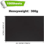 QTLCOHD 100 Sheets Black Cardstock 11 x 17 Inches Black Construction Paper Bulk - Image 2
