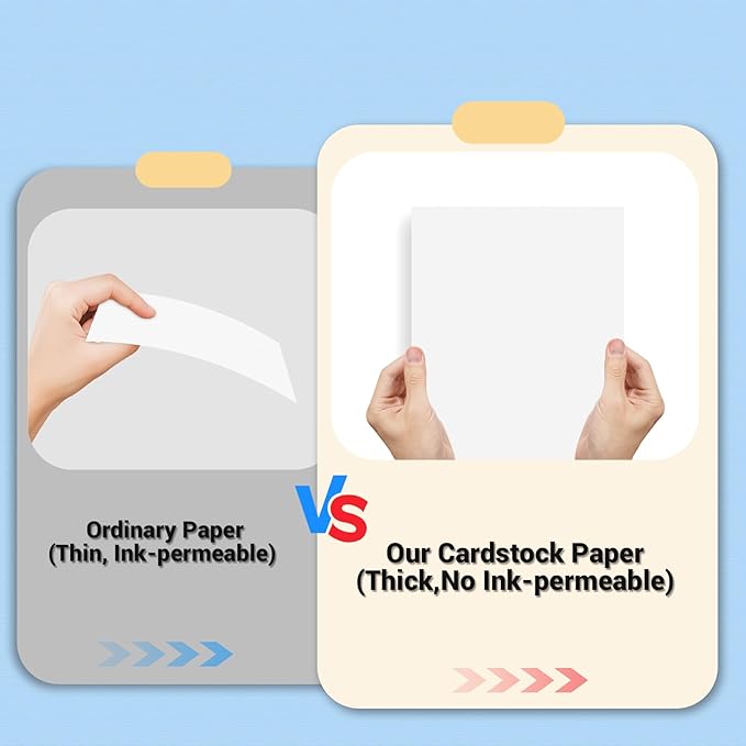 Cardstock 5x7, 110 Sheets Card Stock, Heavy Card stock, Cardstock Paper - Image 4