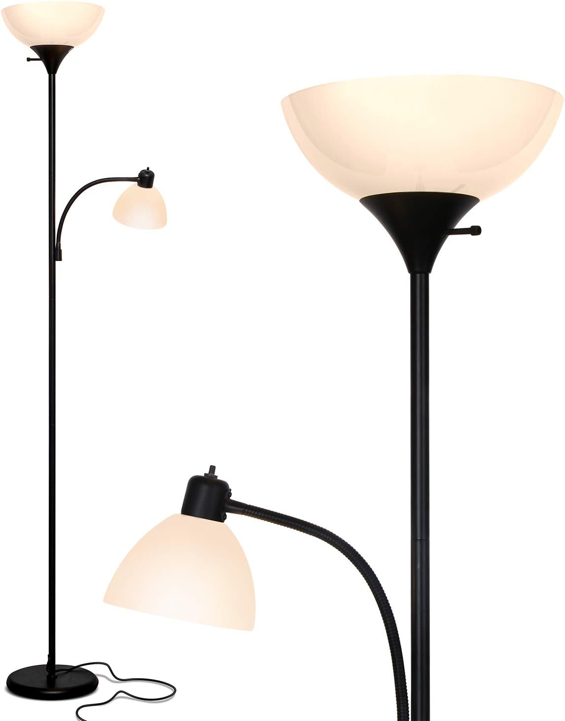 Brightech Sky Dome Plus LED Floor lamp, Torchiere Super Bright Floor Lamp