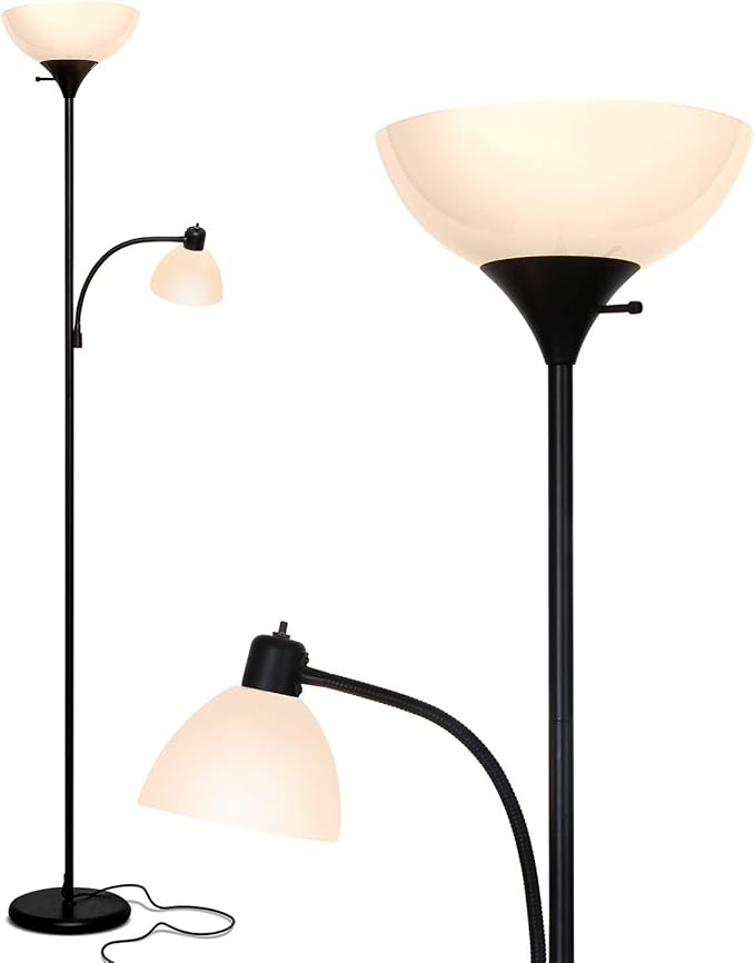 Brightech Sky Dome Plus LED Floor lamp, Torchiere Super Bright Floor Lamp by Brightech