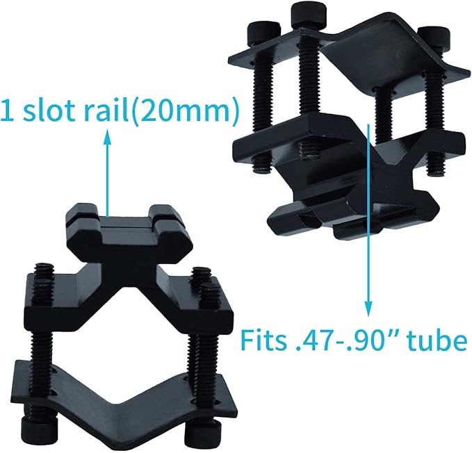 2 Pack Flashlight and Laser Sight Mount - Image 5