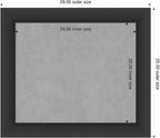 Amanti Art Black Framed Magnetic Board 25x29 Medium Vision Board - Image 2