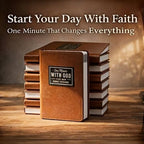 lajotiz One Minute With God: 365 Days Daily Prayer Book For Men | Daily Devotional and Prayer Journal Note Book Brown Faux Leather