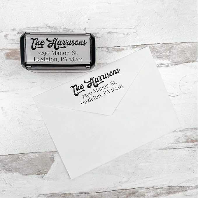 Self Inking Modern Address Stamps | Custom Return Address Stamper - Image 7