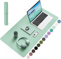 YSAGi Non-Slip Leather Desk Pad, Waterproof Laptop Computer Desk Keyboard Mat by YSAGi
