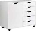 Giantex File Cabinet, Mobile Lateral Filing Cabinet by Giantex