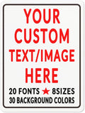 Custom Sign Personalized Custom Metal Sign, Customize by Custom
