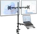 dual monitor stand and laptop mount, fits 32", main product view