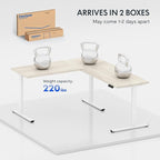 FLEXISPOT L Shaped Standing Desk, 71 x 63 Inch Electric Height Adjustable - Image 7
