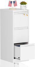 3-Drawer File Cabinet with Lock, Metal Vertical Filing Cabinets by MetalStorageCabinet