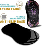 Hokafenle Ergonomic Mouse Pad Wrist Support with Massage Design, Wrist Rest Pain Relief Mousepad with Memory Foam&Non-Slip PU Base, Mouse Pads for Wireless Mouse & Desk (12x8 inch,You are)