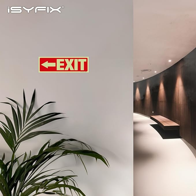 iSYFIX Exit Stickers Signs - Image 3