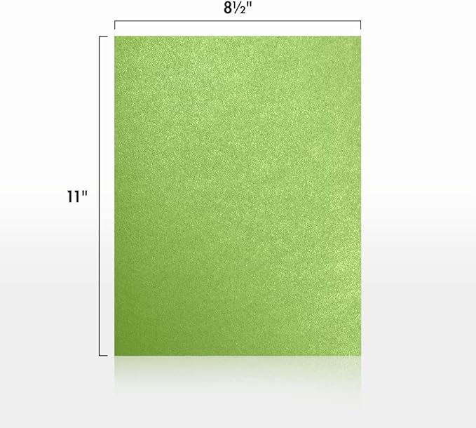 LUXPaper 8.5" x 11" Cardstock | Letter Size | Fairway Metallic | 105lb. Cover | - Image 2
