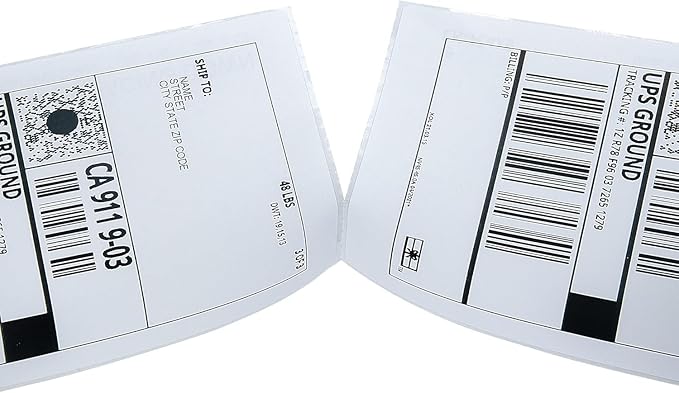 L LIKED 4000 4x6 Thermal Shipping Labels Fanfold, Direct Thermal Printer Labels - Image 4