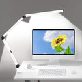 micomlan led desk lamp with clamp, dual light, main product view