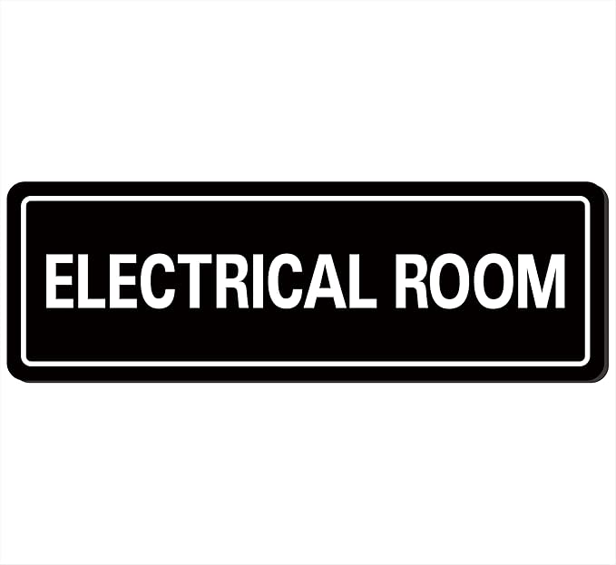 Electrical Room Sign by Unknown