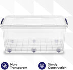 Superio Storage Bins with Lids, Stackable Totes, BPA Free, Odor Free, Organizer - Image 5