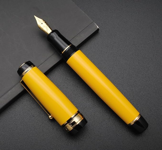 xixixiaozhu Metal Big Fountain Pen Set Medium Nib 0.7mm, Includes Ink Refill - Image 7
