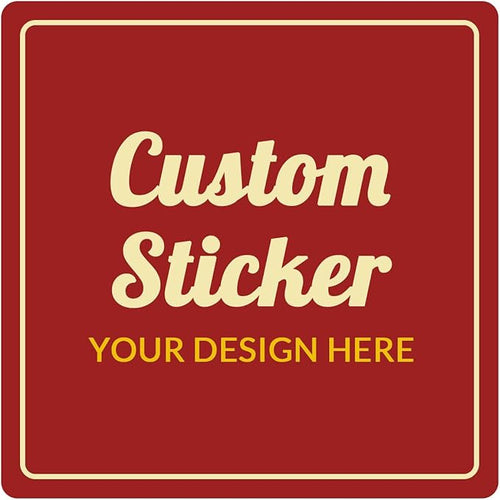 100-500 Pcs Custom Stickers Personalized Stickers Customized Labels by Bemumley