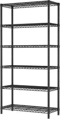 SINGAYE 6 Tier Shelf Organizer Storage Metal Shelves Garage Wire Shelving Unit by SINGAYE
