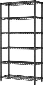 SINGAYE 6 Tier Shelf Organizer Storage Metal Shelves Garage Wire Shelving Unit by SINGAYE