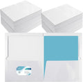 Yeaqee 200 Pack 2 Pockets Glossy Laminated Paper Folder First Day of School by Yeaqee