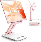 LISEN Pink Desk Accessories for iPad Office Supplies Desk Decor for Women - Image 7