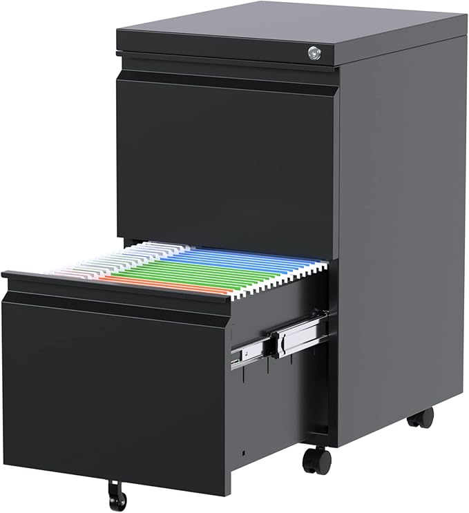 METAN 2 Drawer File Cabinet by METAN