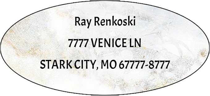 Made in USA Custom Return Address Stickers Labels Customized Mailing Label by HOOKAH+SUN