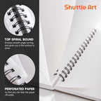 Shuttle Art Marker Pad, 12”x9” Portable Sketchbook, 70 Sheets Marker Drawing - Image 6