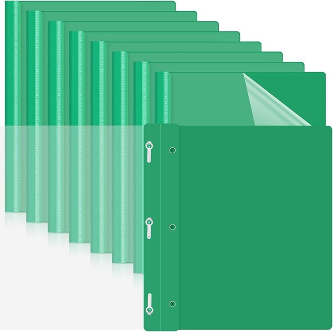 Teling 48 Pcs Clear Front Report Covers by Teling