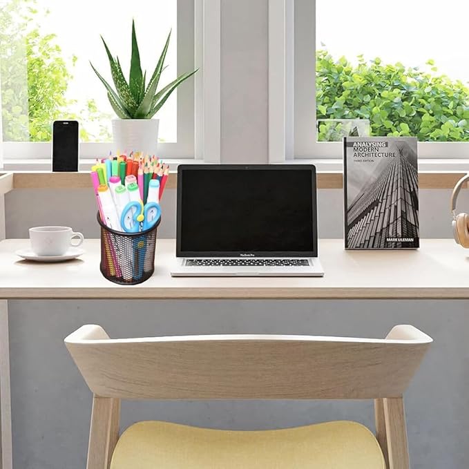 SNOW COOLER Pen Holder Pencil Holder Mesh Metal Pen Cup Holder Pencil Cup Holder - Image 9