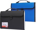 2 Pack Extra Large Legal Size/Foolscap 12 Pockets Accordion File Organizer