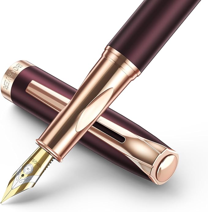 BOCIYER samurai Fountain Pen Set, Hand Polished Medium Nib, Calligraphy Nib by Unknown