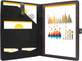 Jack&Chris Leather Portfolio, A4 Document Folder Legal Pad Padfolio, by JackChris