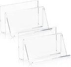 2 Pack 3x5 Index Card Display Holder Acrylic Cards Holder Stand Acrylic - Image 2