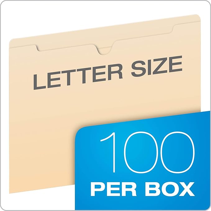 Pendaflex File Jackets, No Expansion, Letter Size, Straight Cut Tab - Image 5
