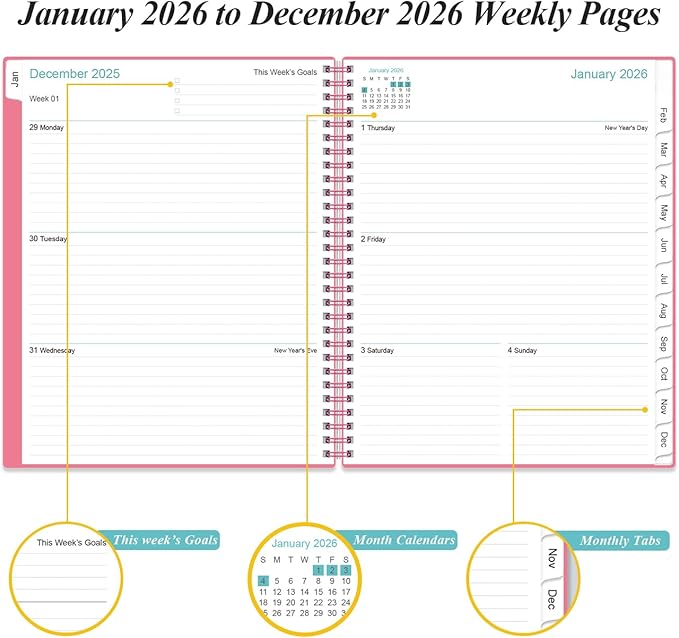 2026 Planner - Planner 2026 from January 2026 to December 2026 - Image 3