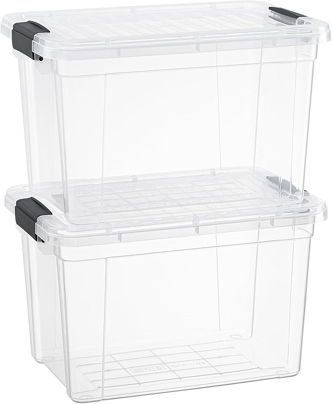 Superio Clear Storage Boxes by Superio