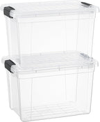 Superio Clear Storage Boxes by Superio