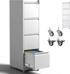 IKIMI 4 Drawer Locking File Cabinet by IKIMIMetalFurniture