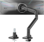 monTEK Heavy-Duty Monitor Arm for 17-57" Ultrawide Curved Screen, Supports up