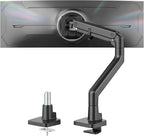monTEK Heavy-Duty Monitor Arm for 17-57" Ultrawide Curved Screen, Supports up by monTEK