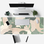 Green Simple Cat Desk Mat Sleeping Cute Long Cool Mouse Pad - Image 3