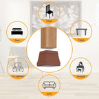 16 PCS Square Chair Leg Floor Protector, Silicone Chair Leg Cover, Furniture - Image 7