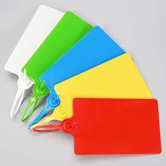 100 Plastic Tags Shipping Tags Water Proof Tags - Image 4