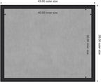 Amanti Art Black Framed Magnetic Board 35x43 X-Large Vision Board - Image 2